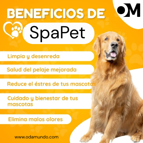 SpaPet - Cepillo a Vapor para Mascotas